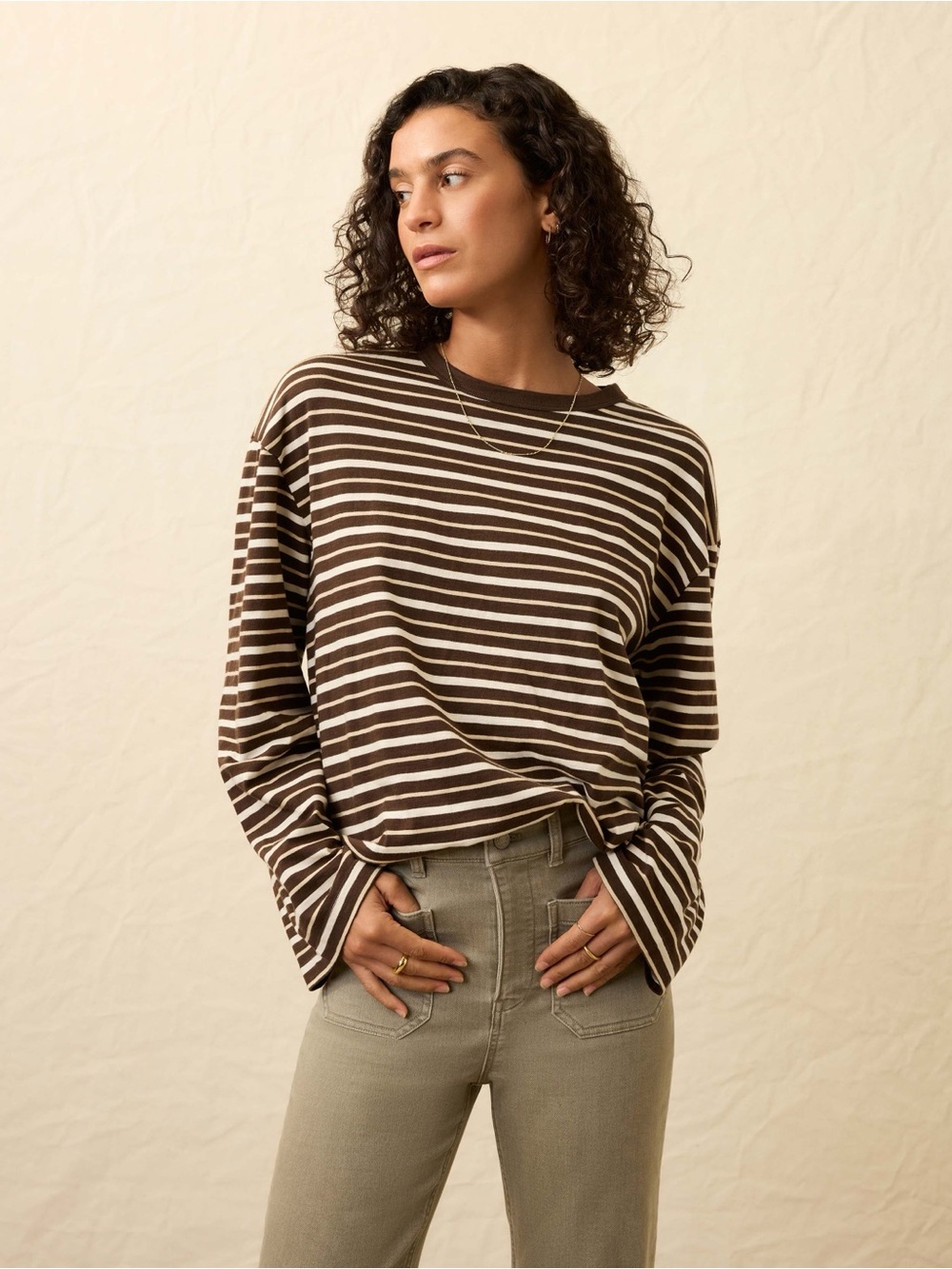 Sunwashed Long-Sleeve Retro Tee